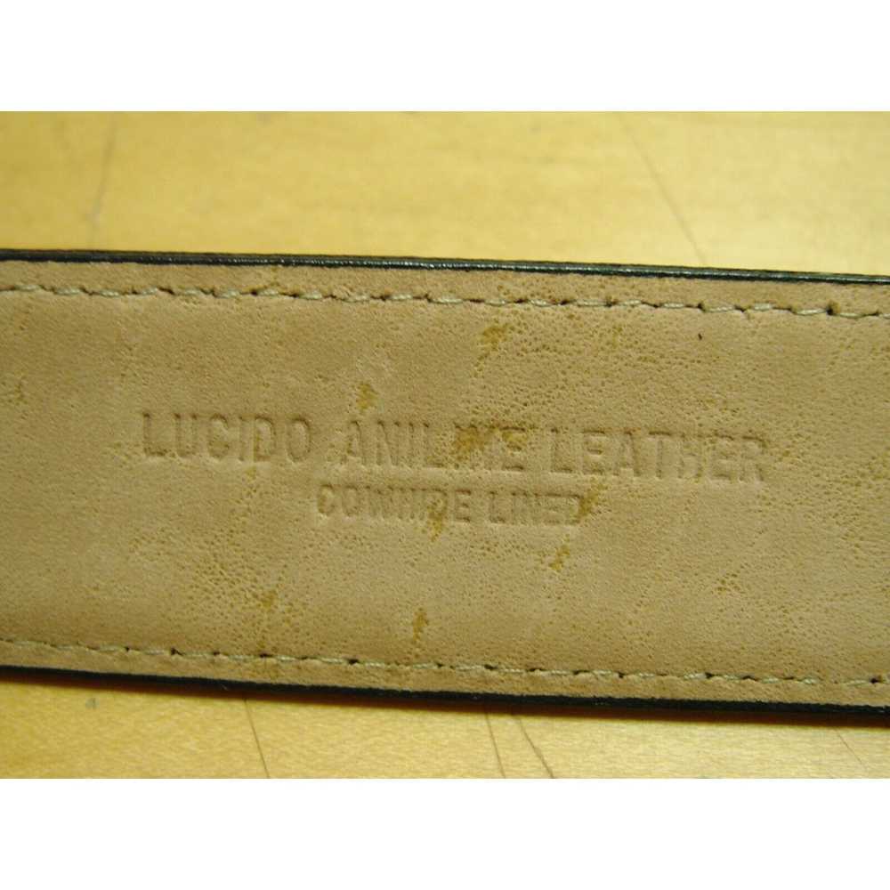 Other × Vintage L'Aiglon Lucido Aniline Black Lea… - image 6