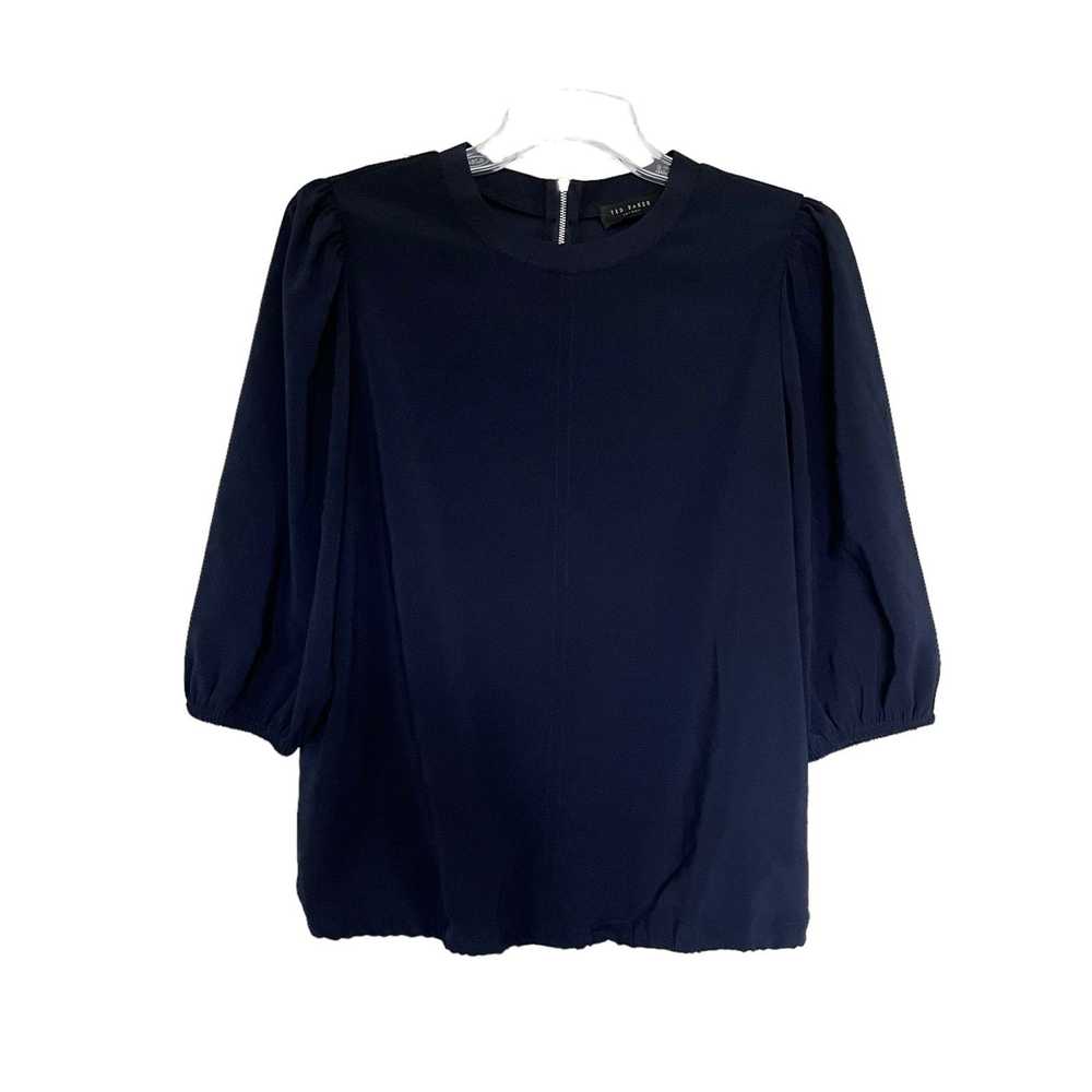 Ted Baker Ted Baker Crew Neck Quarter Puff Sleeve… - image 1