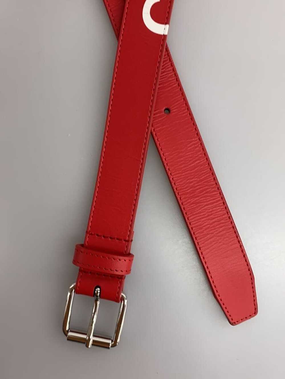 Comme des Garcons Logo Cowhide Leather Belt - image 2