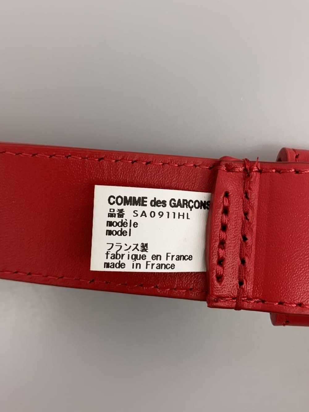 Comme des Garcons Logo Cowhide Leather Belt - image 5