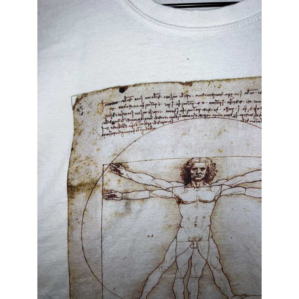 Vintage Leonardo Da Vinci Vitruvian Man Art Artwo… - image 2