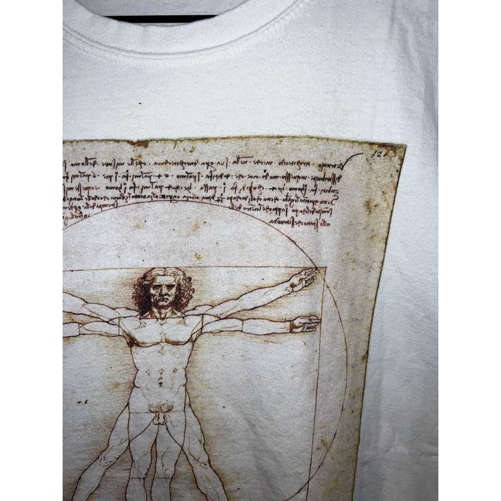 Vintage Leonardo Da Vinci Vitruvian Man Art Artwo… - image 3