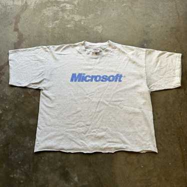 Microsoft × Streetwear × Vintage Microsoft Tshirt