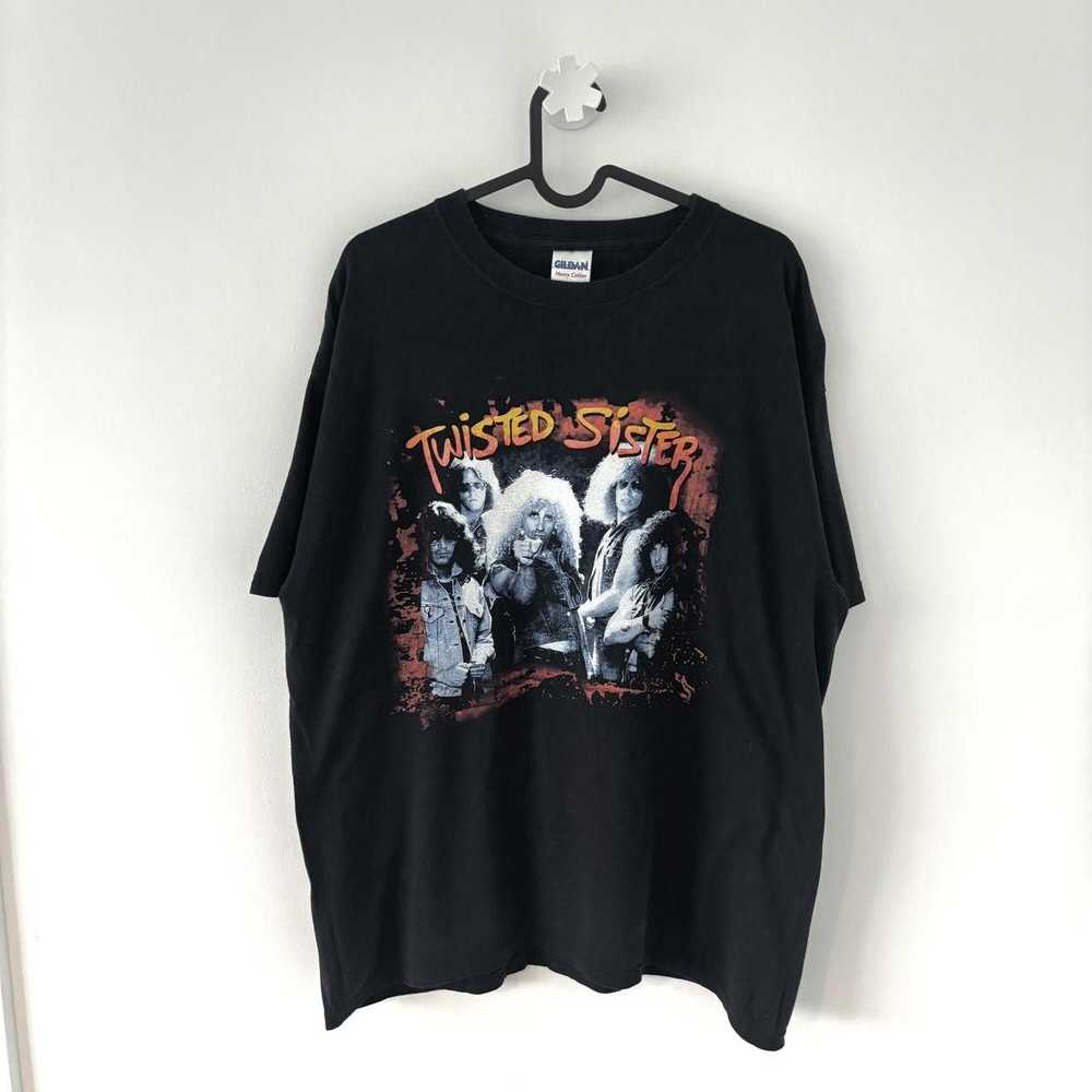 Gildan Vintage twisted sister I wanna rock black … - image 2