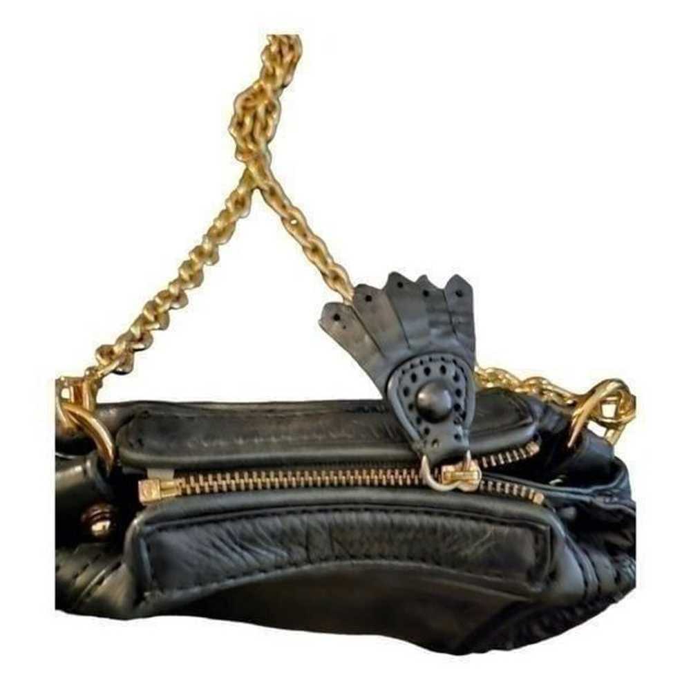 JUICY COUTURE Quilted Black Leather Crossbody - image 6