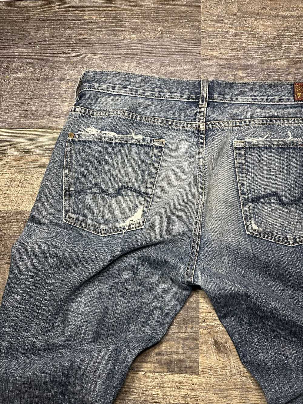 Distressed Denim Vintage y2k Distressed Jeans - R… - image 11