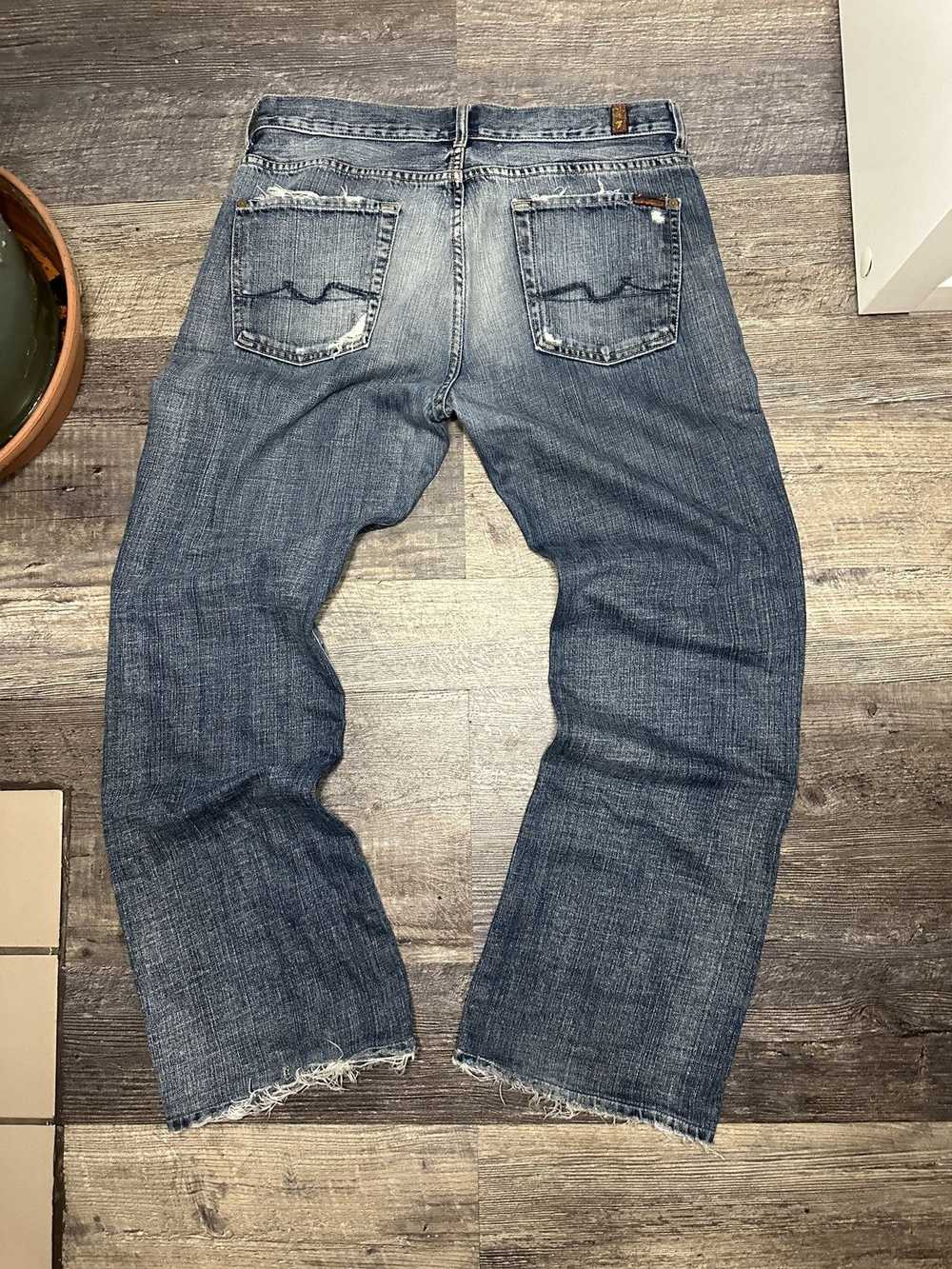 Distressed Denim Vintage y2k Distressed Jeans - R… - image 9