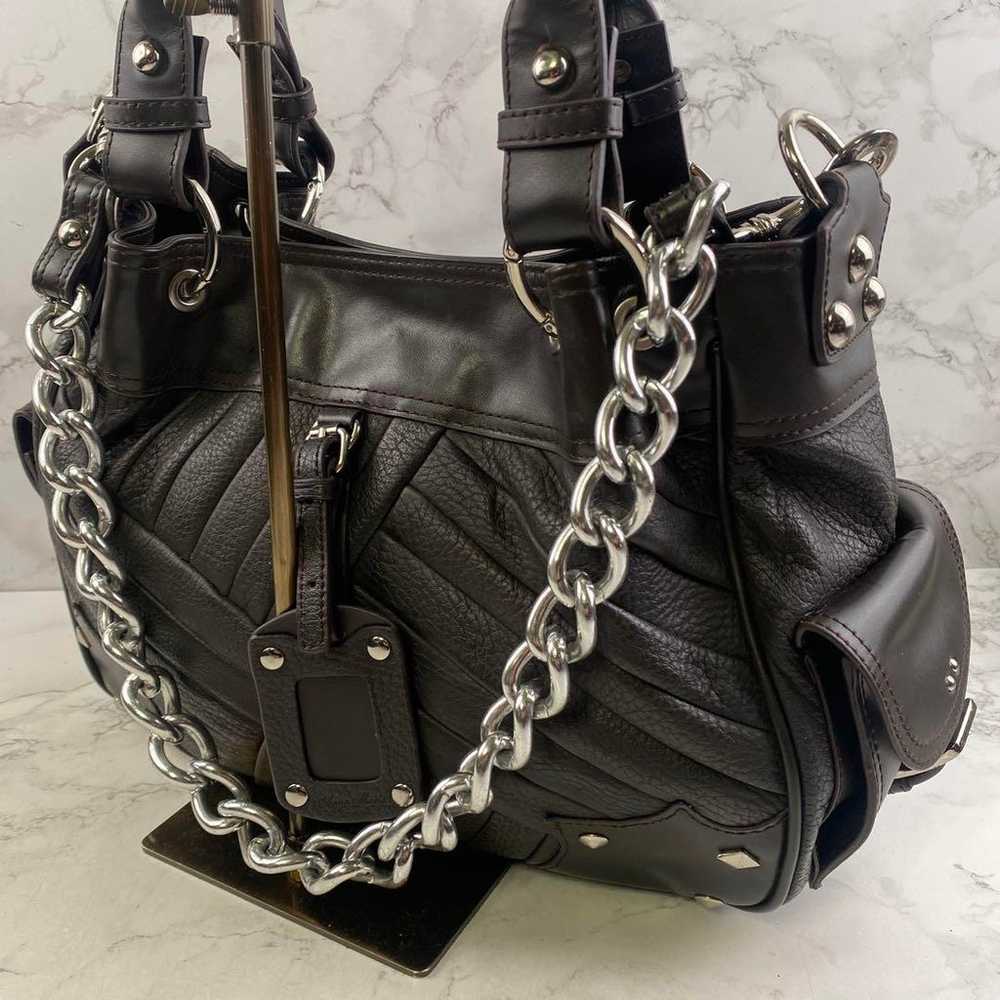 ANNA MARIE Studs Genuine Leather Handbag - image 6