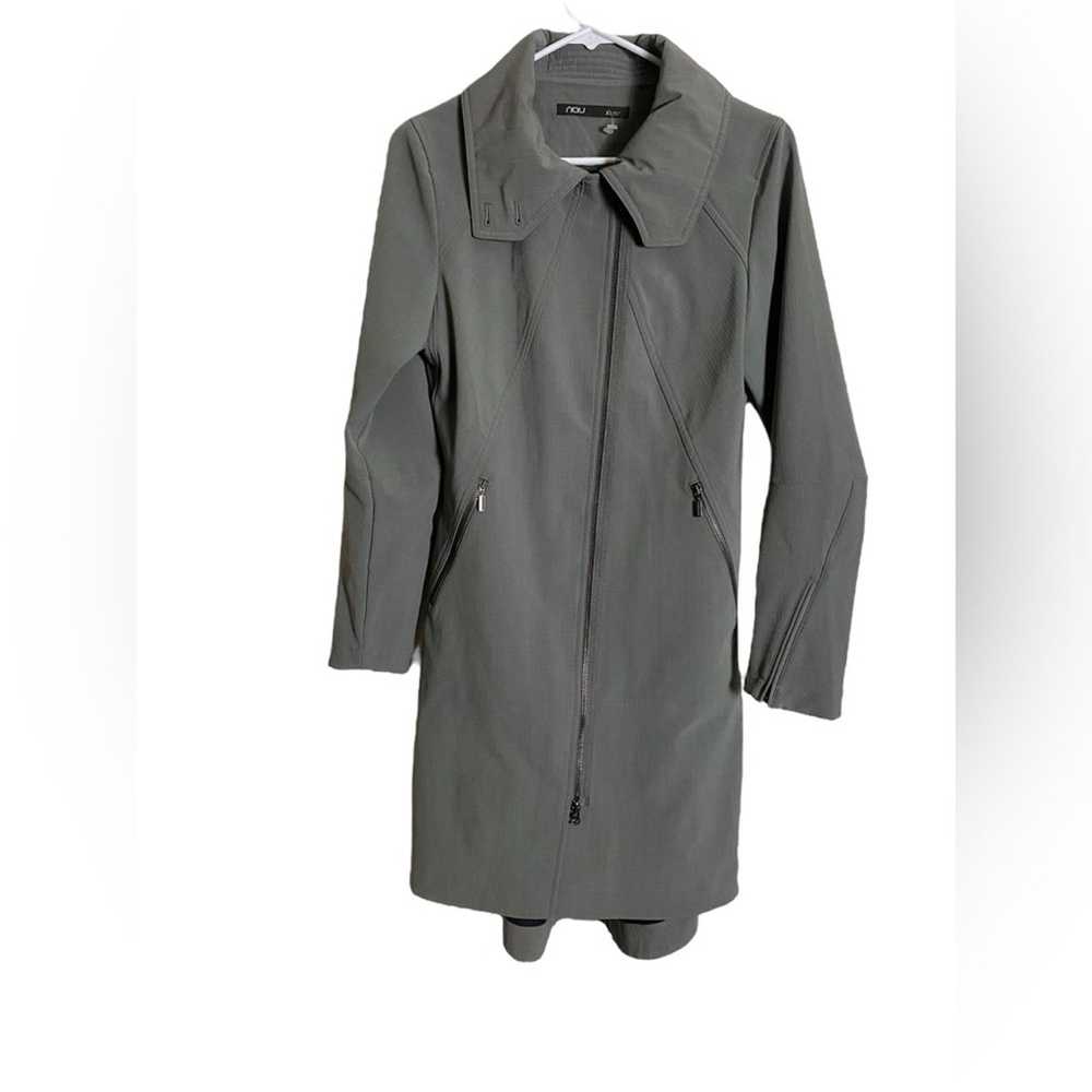 Nau NAU Shroud Of Purrin Trench Coat Gray XS - image 2