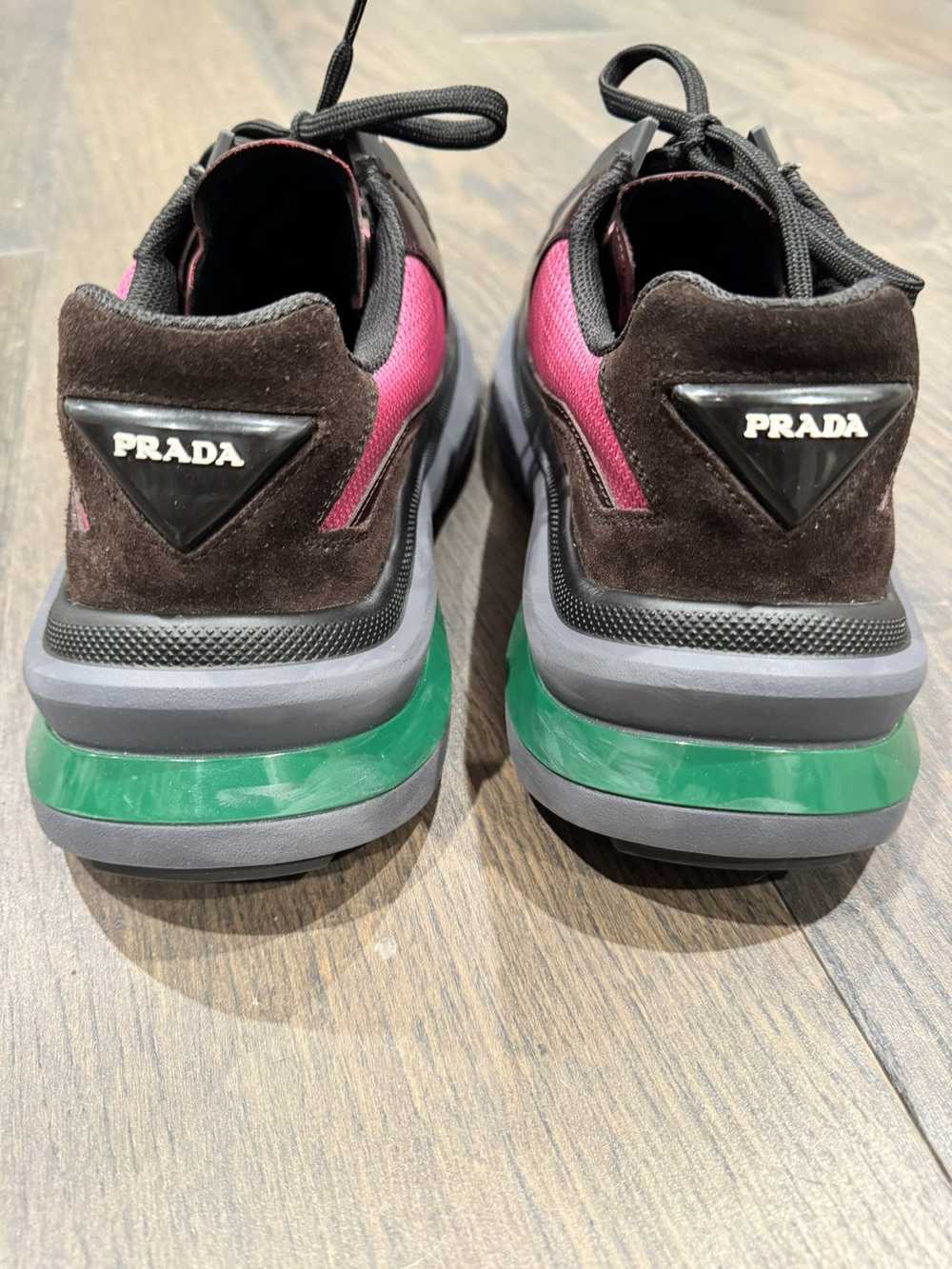 Prada Prada panelled leather chunky sneakers - image 5