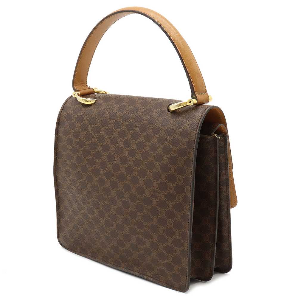 Auth Celine Used Bag  Macadam Pattern Gancini Dou… - image 2