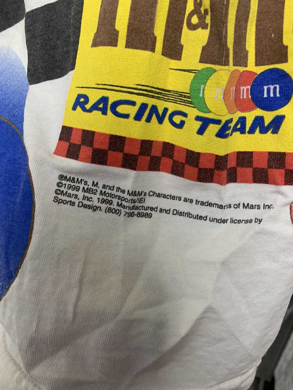 Vintage 1999 m&m Nascar shirt - image 6