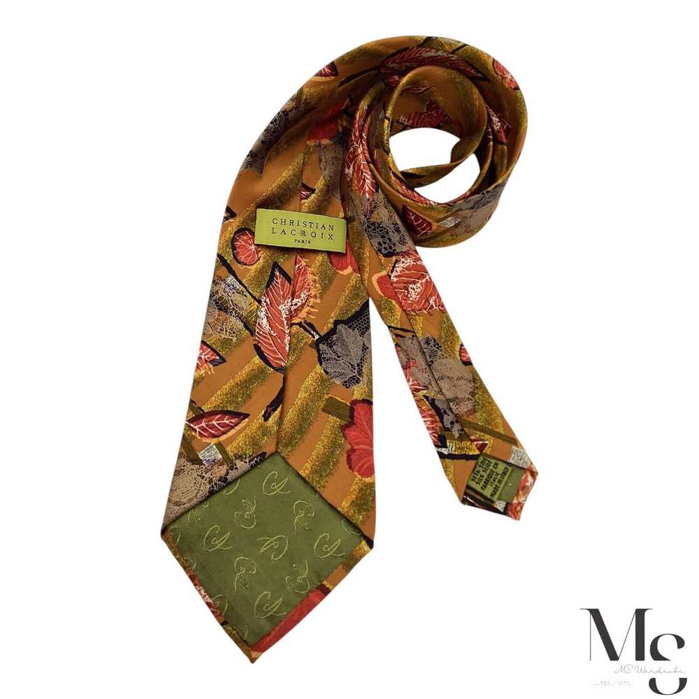 Christian Lacroix CHRISTIAN LACROIX Orange & Gree… - image 2