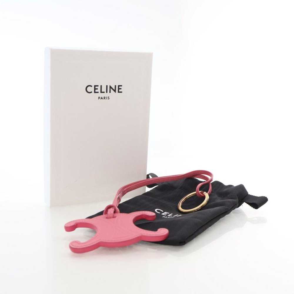 Celine Leather key ring - image 9