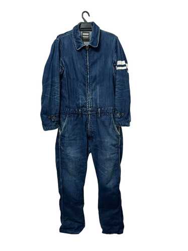 Distressed Denim × Momotaro Momotaro Coverall - image 1