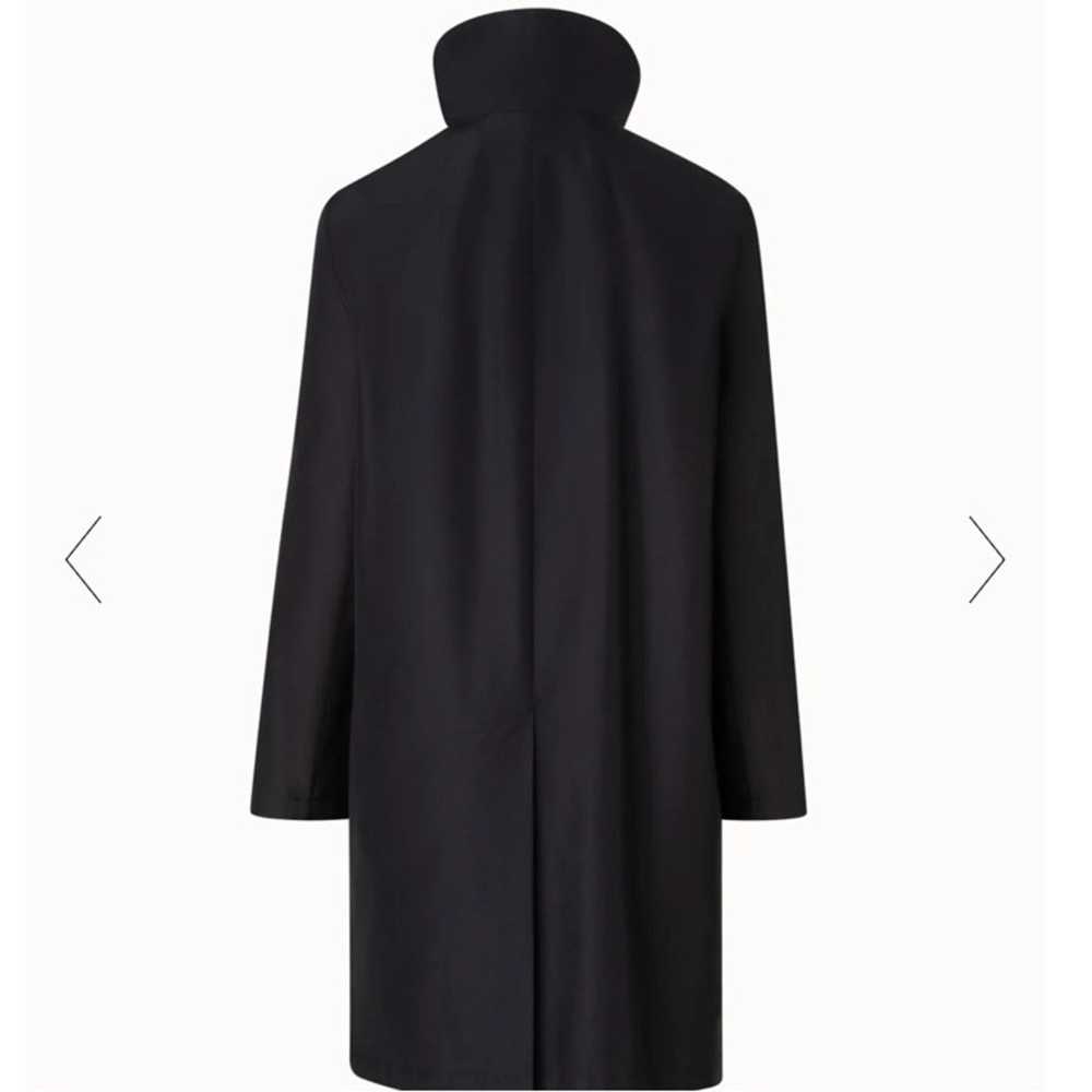 Akris AKRIS $5k O’Neill Silk Swing Coat Trench Bl… - image 10