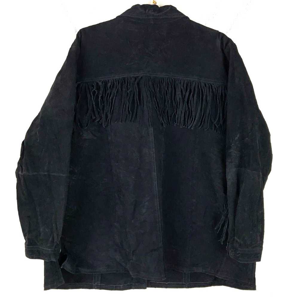 Etro Authentic Retro Nineties Fringe Trimmed Blac… - image 2