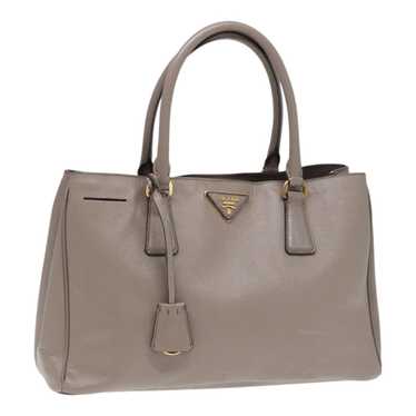 Prada Galleria Grey Leather Handbag (Pre-Owned) - image 1