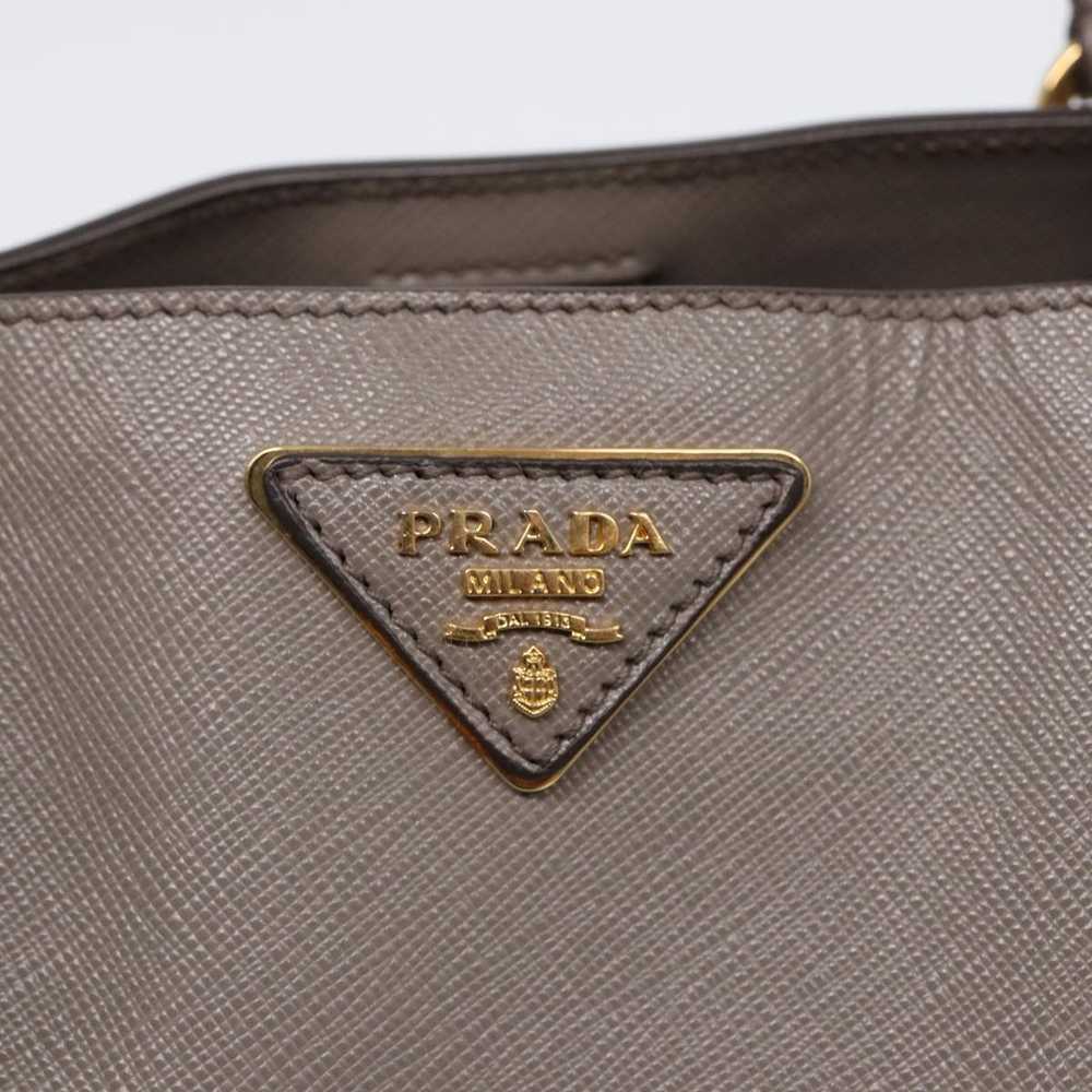 Prada Galleria Grey Leather Handbag (Pre-Owned) - image 9