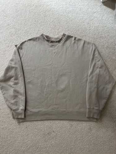 Acne Studios L Acne Studios Flogho Logo Neck Crew… - image 1