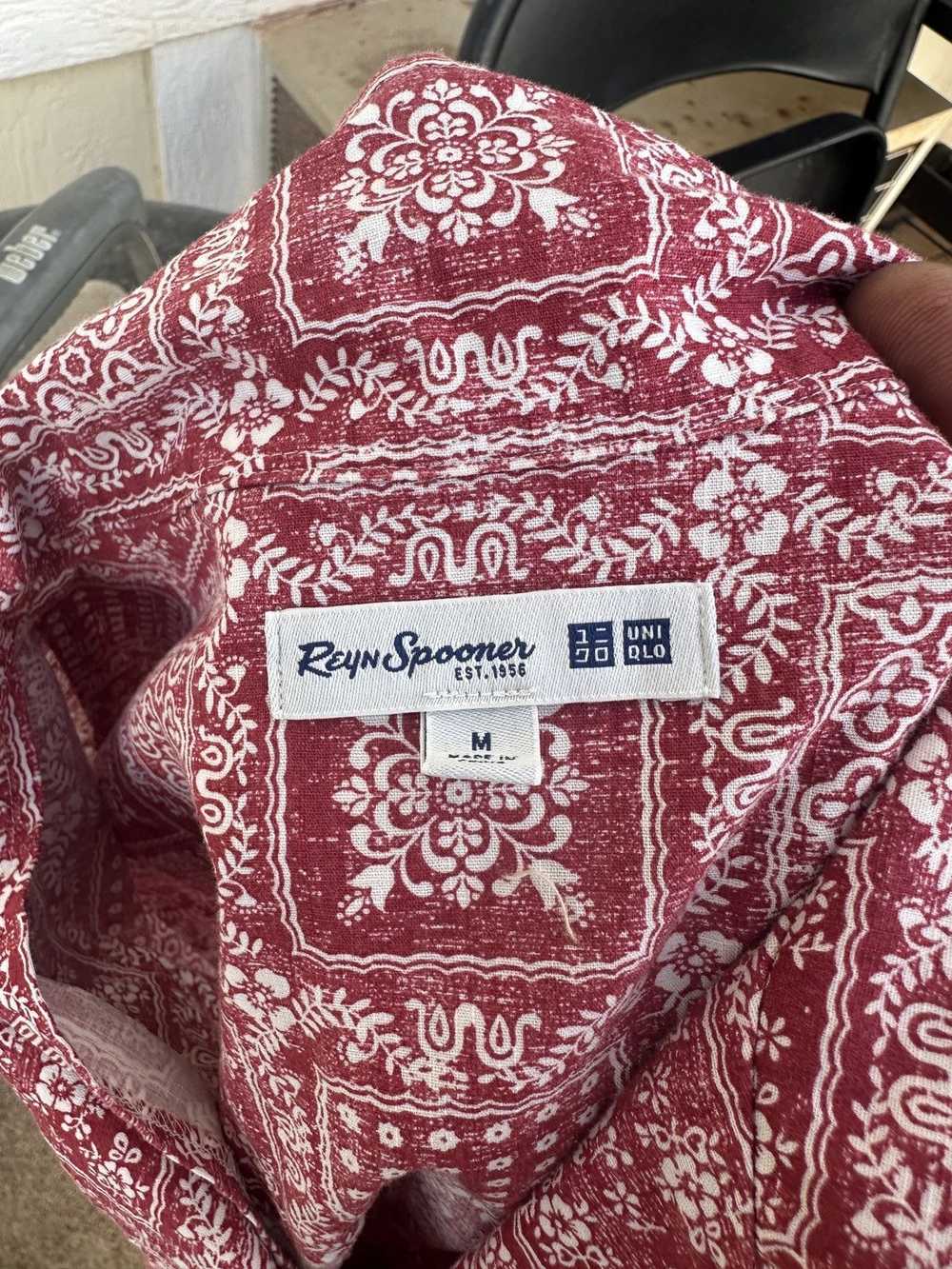 Reyn Spooner Reyn Spooner Uniqlo Hawaiian Print F… - image 4