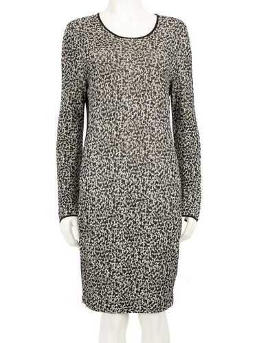 Burberry Abstract Knit Knee Length Dress - image 1