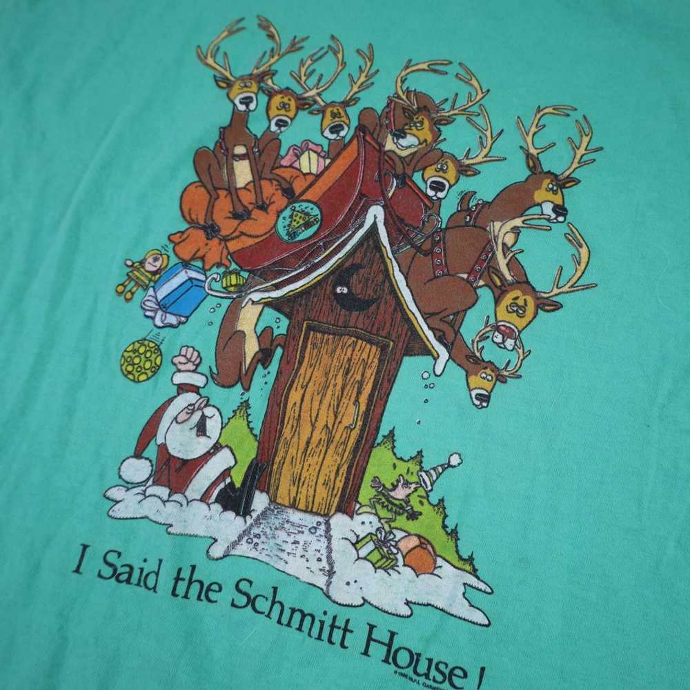 Vintage Vintage 90s Christmas Gag Out House Graph… - image 4