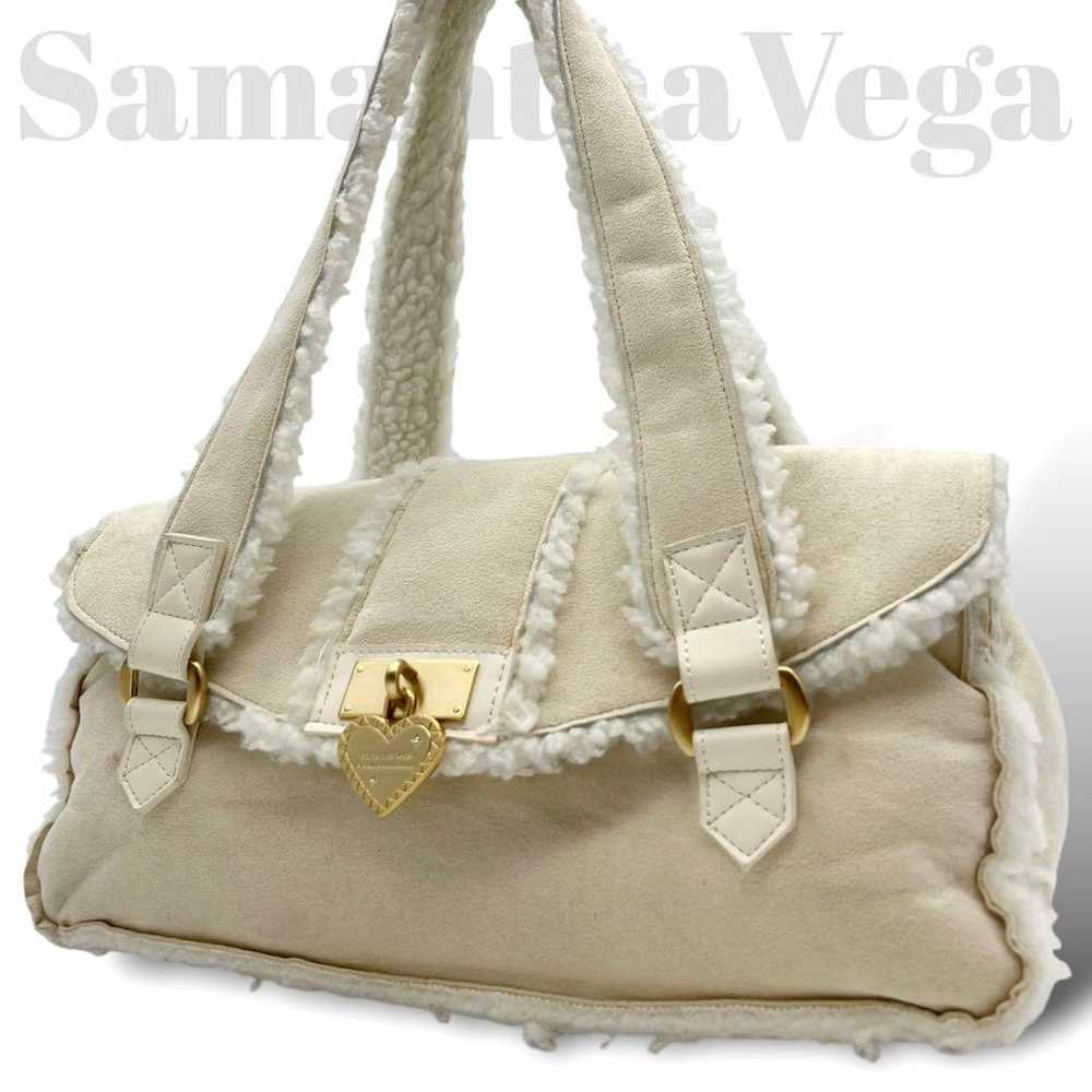 Samantha Vega shoulder-hangable tote bag with mou… - image 1