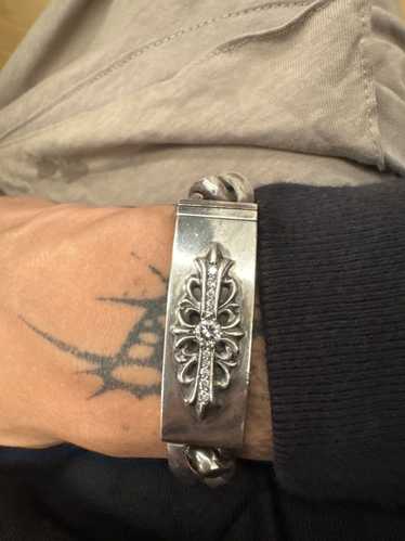 Chrome Hearts Cross id diamond bracelet