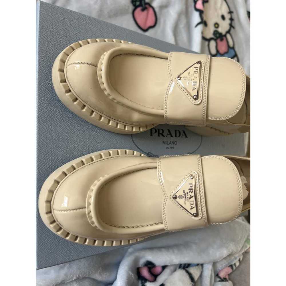 Prada Chocolate leather flats - image 6