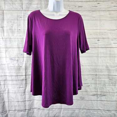 Vintage Chicos Womens Ultimate Tee Sz Medium Solid