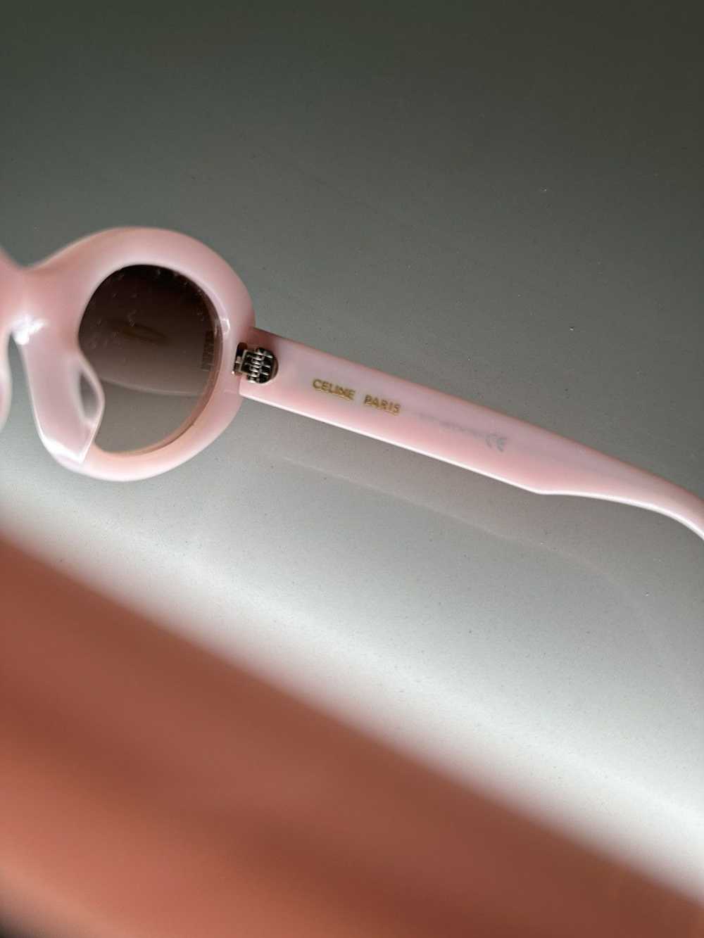 Celine Triomphe Oval Sunglasses, 52mm - Pink - image 3