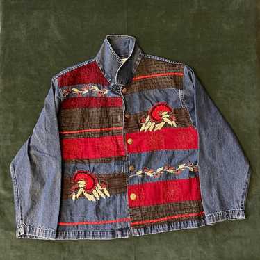 Other Vintage embroidered denim jacket