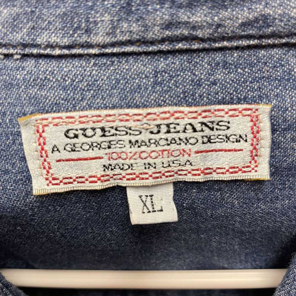 Guess Vtg Guess George Marciano USA BLUE JEANS Lo… - image 6