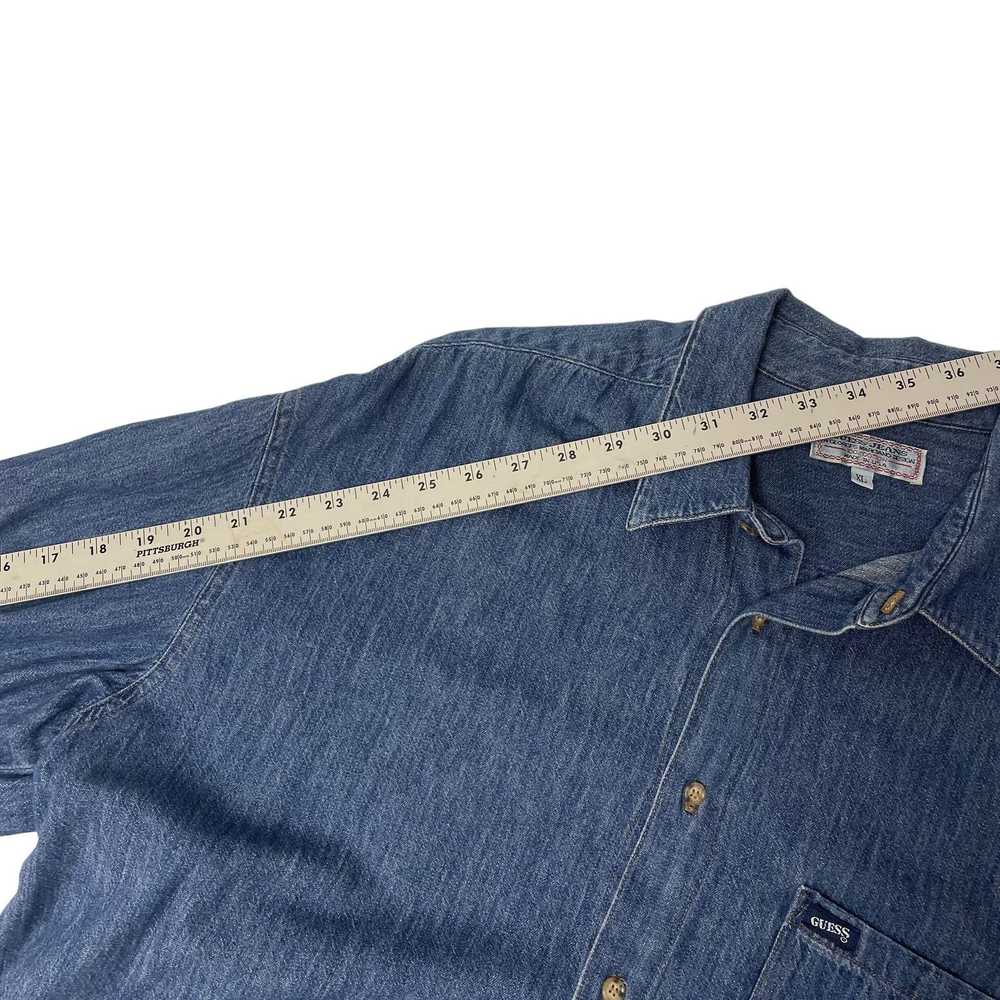 Guess Vtg Guess George Marciano USA BLUE JEANS Lo… - image 9