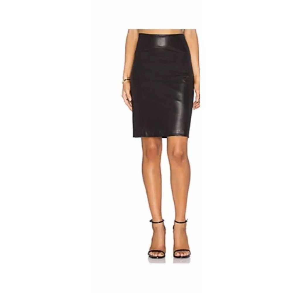 Other GBTSO Lambskin Leather Pencil Skirt Designe… - image 2