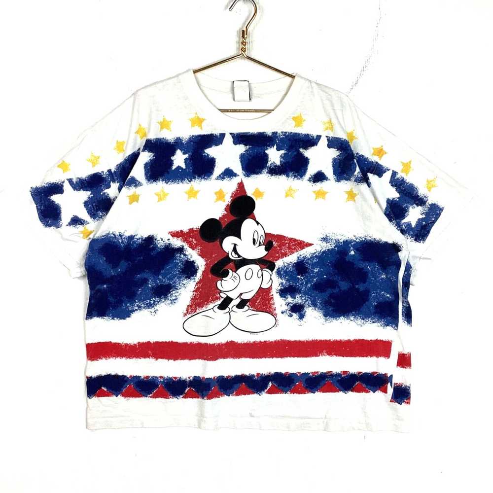 Mickey Unlimited Vintage Mickey Mouse Star Aop Mi… - image 1