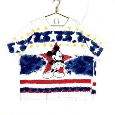 Mickey Unlimited Vintage Mickey Mouse Star Aop Mi… - image 1