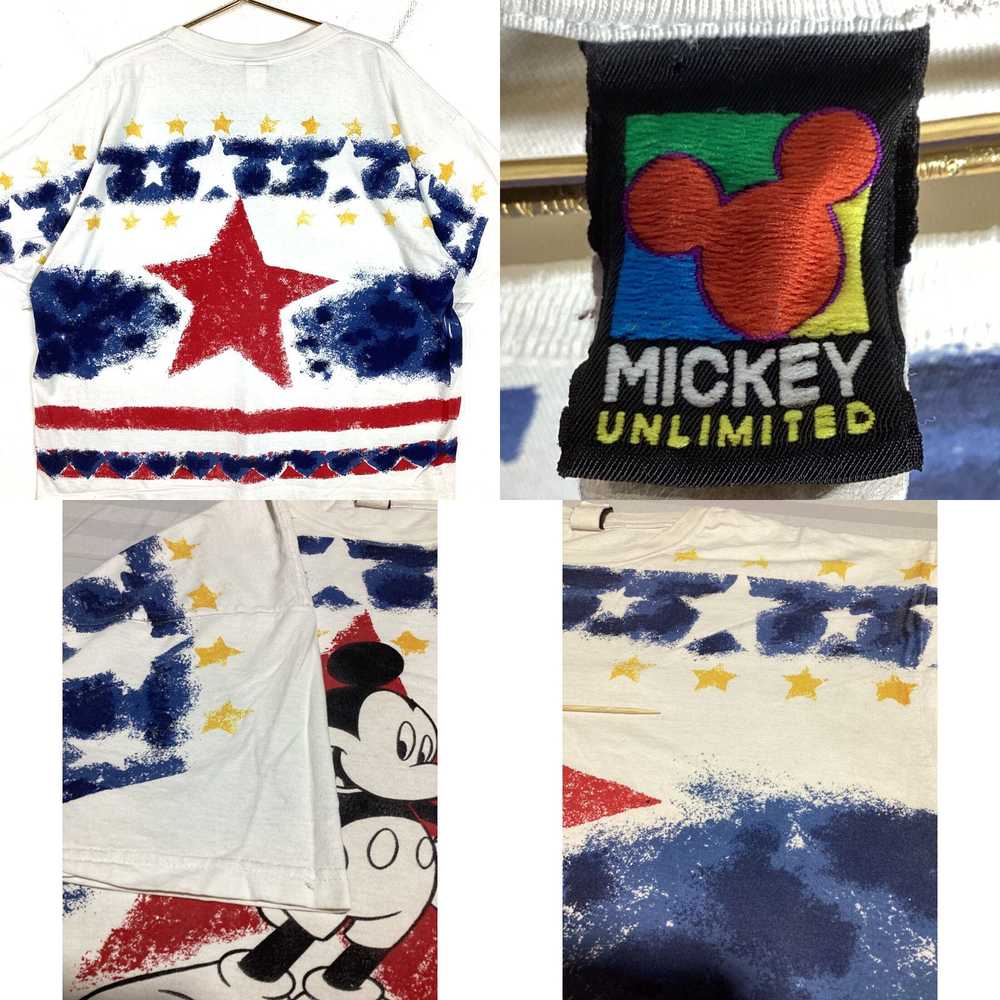 Mickey Unlimited Vintage Mickey Mouse Star Aop Mi… - image 4