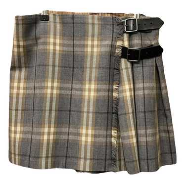 Burberry Wool mini skirt