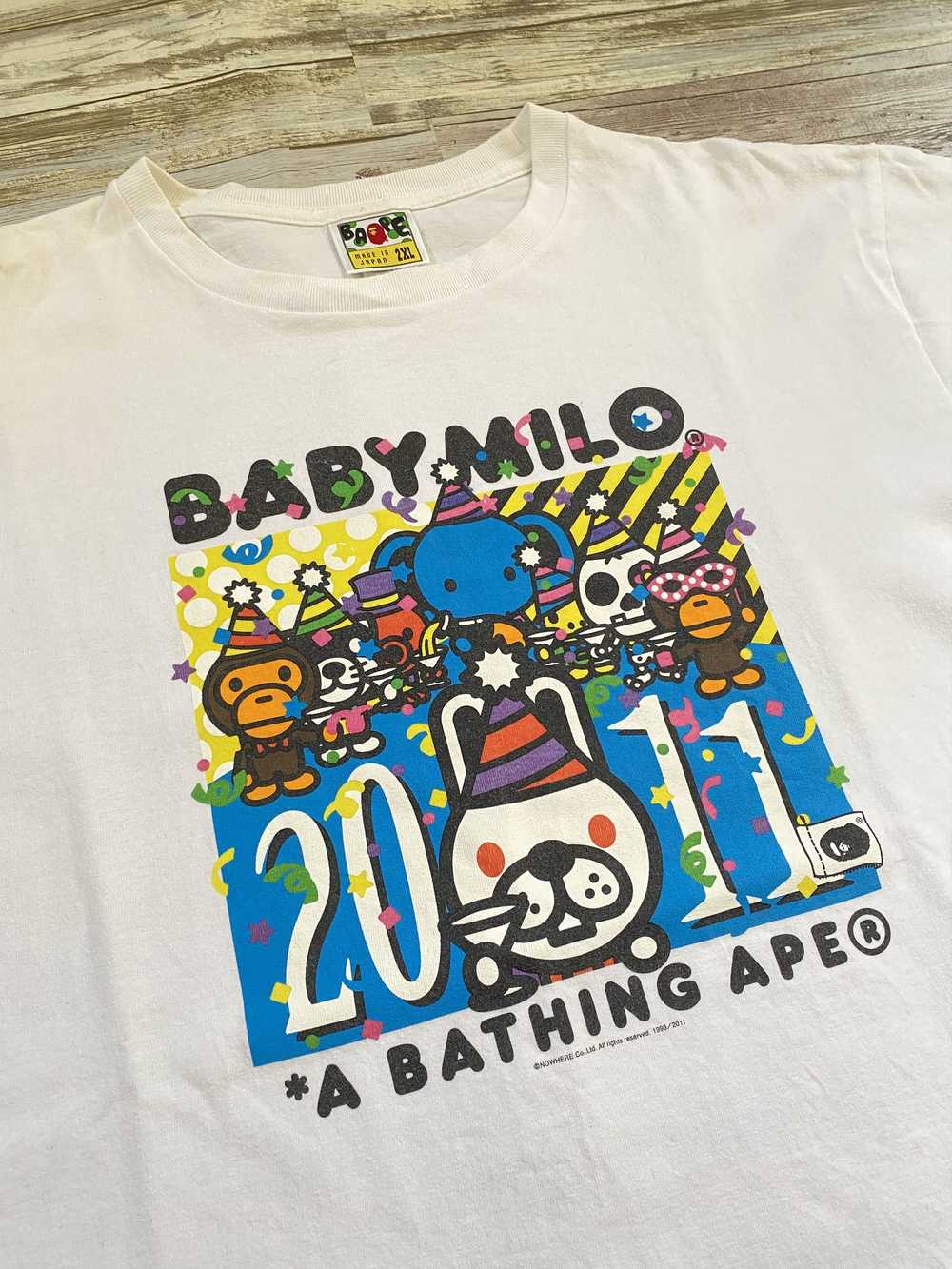 Bape 2011 Baby Milo Party Tee - image 1