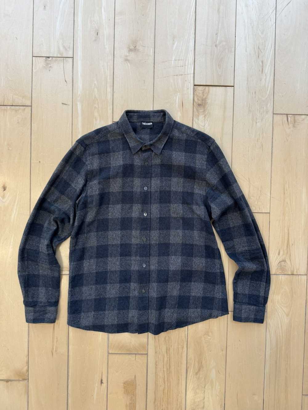 Tres Bien Checkered Flannel Shirt - image 1