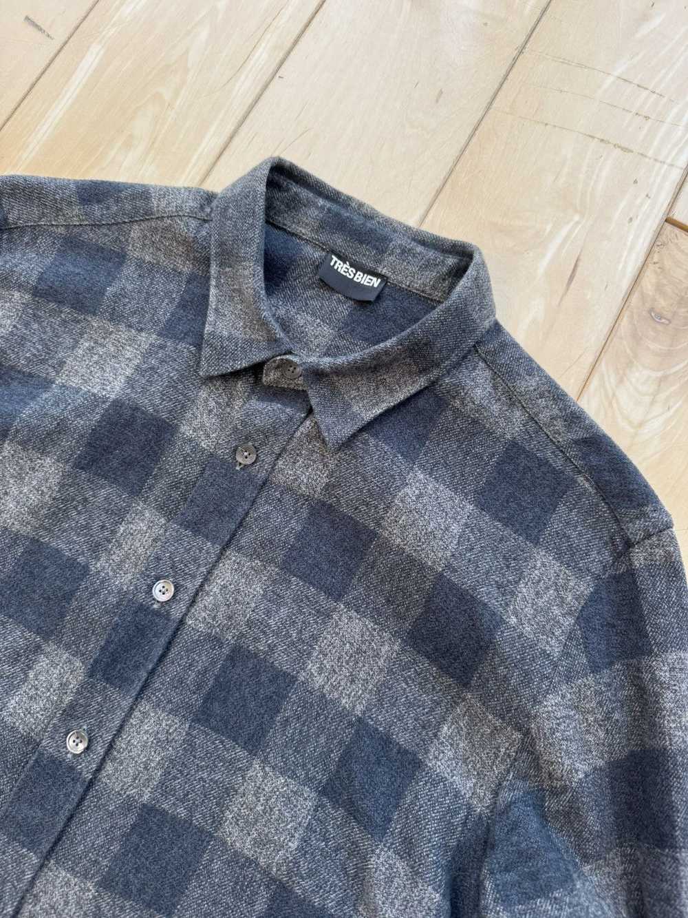 Tres Bien Checkered Flannel Shirt - image 2