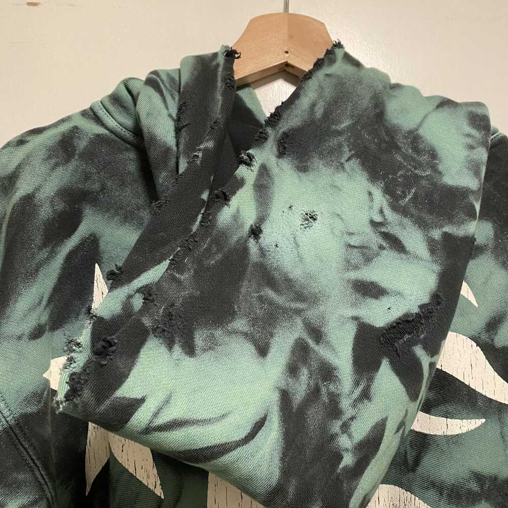 HELLSTAR Hellstar Marble Paradise Hoodie Green Bl… - image 4