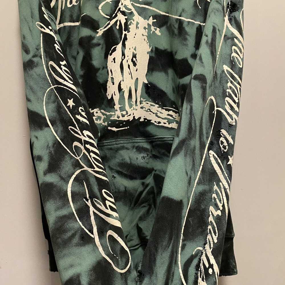 HELLSTAR Hellstar Marble Paradise Hoodie Green Bl… - image 6