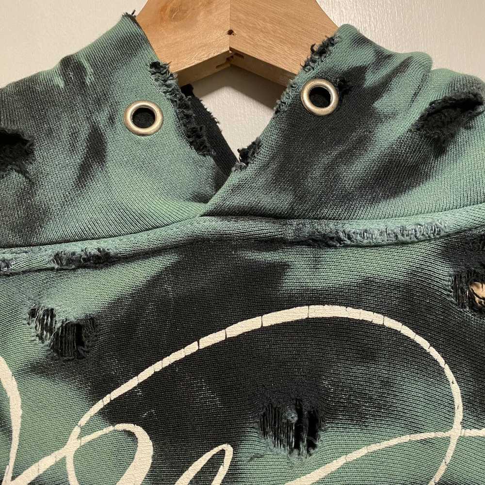 HELLSTAR Hellstar Marble Paradise Hoodie Green Bl… - image 7