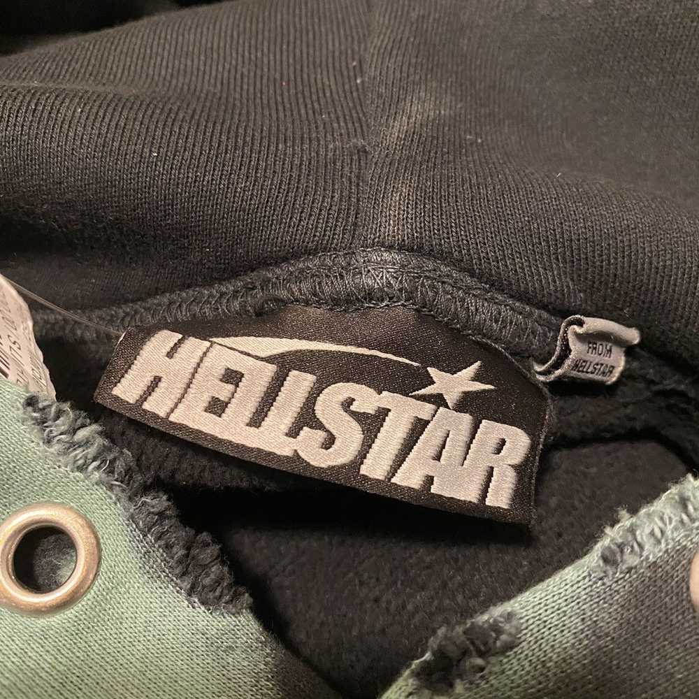 HELLSTAR Hellstar Marble Paradise Hoodie Green Bl… - image 9