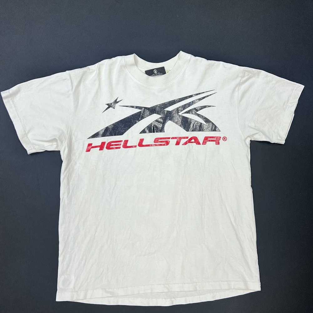 HELLSTAR Hellstar Sport Logo Gel White T-Shirt (P… - image 1