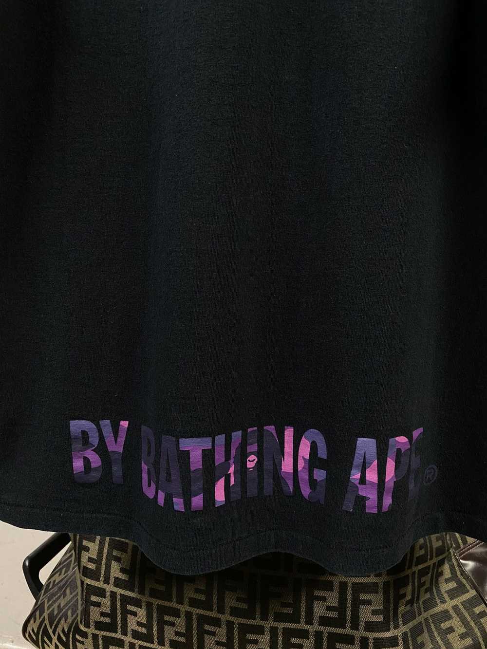 Bape A Bathing Ape Purple Camo Bapesta Star Tee S… - image 4