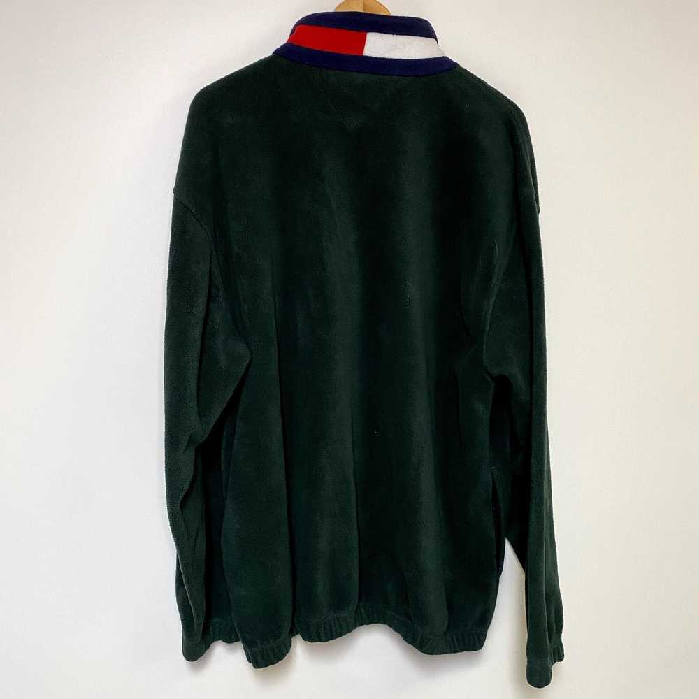 Vintage Vintage Tommy Hilfiger Sweater Green Quar… - image 2